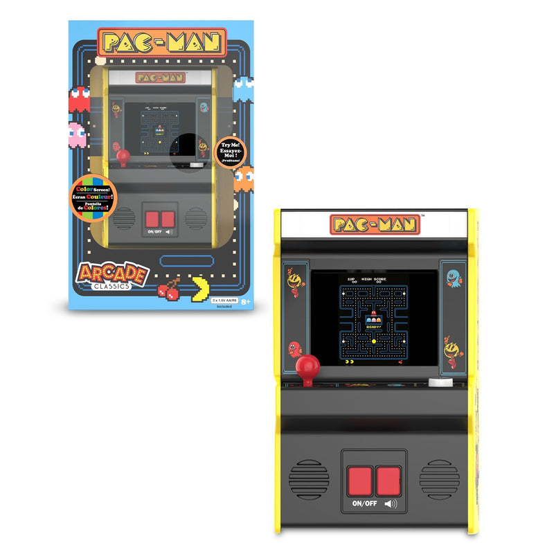 Pac-Man Mini Handheld Classic Arcade Game For Kids, Ages 8+ U6