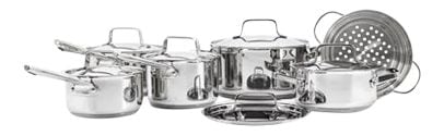 PADERNO Canadian Signature Stainless Steel Cookware Set, 12-pc B7