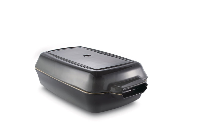 PADERNO Ceramic Roaster Set, Grey, 15 x 8.5-in, 2-pk K7