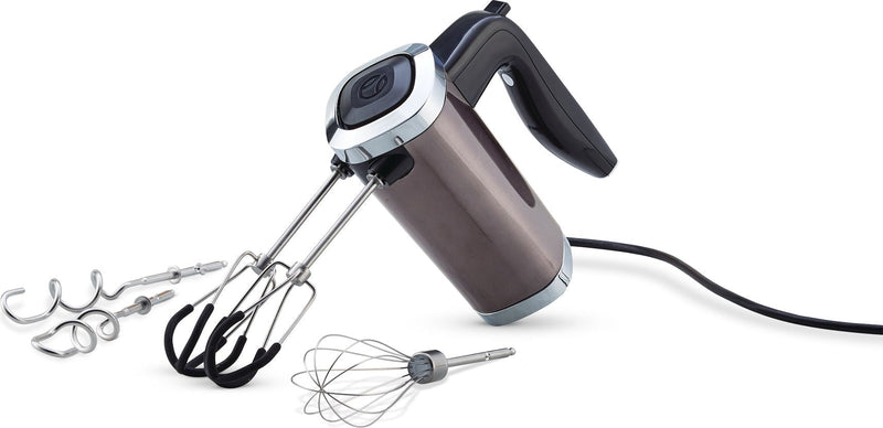 PADERNO High Power 10-Speed Hand Mixer, Black Stainless Steel D8