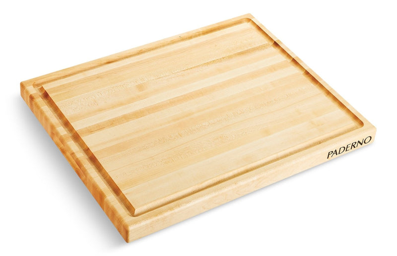 PADERNO Maple Hardwood Cutting Board, Grip Handles, 16 x 20-in M6