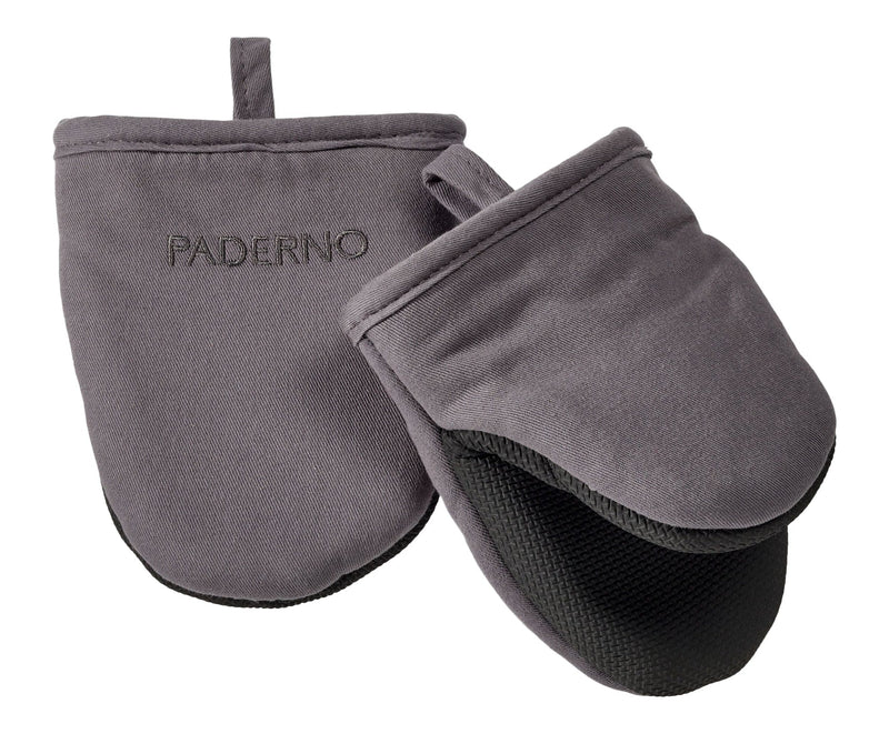 PADERNO Neoprene Palm Mini Mitts, Black, One-Size, 2-pk M1