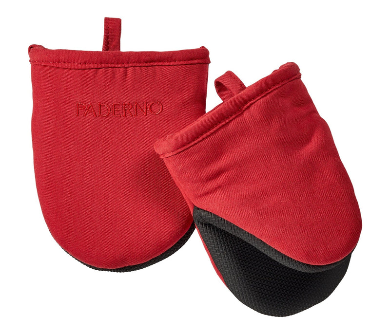 PADERNO Neoprene Palm Mini Mitts, Red, One-Size, 2-pk V3