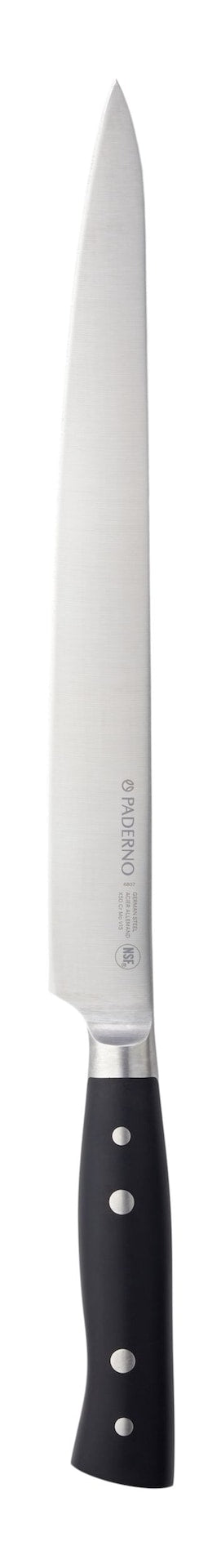 Paderno Professional Montgomery Fully Forged Carving Knife, 10-in A6