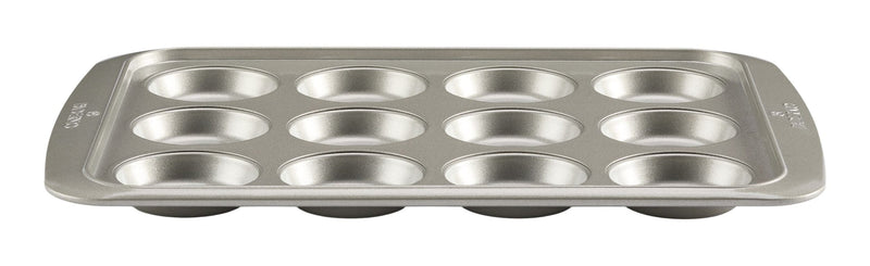 Paderno Professional Muffin Top Pan, Silver, 12-Cup H9