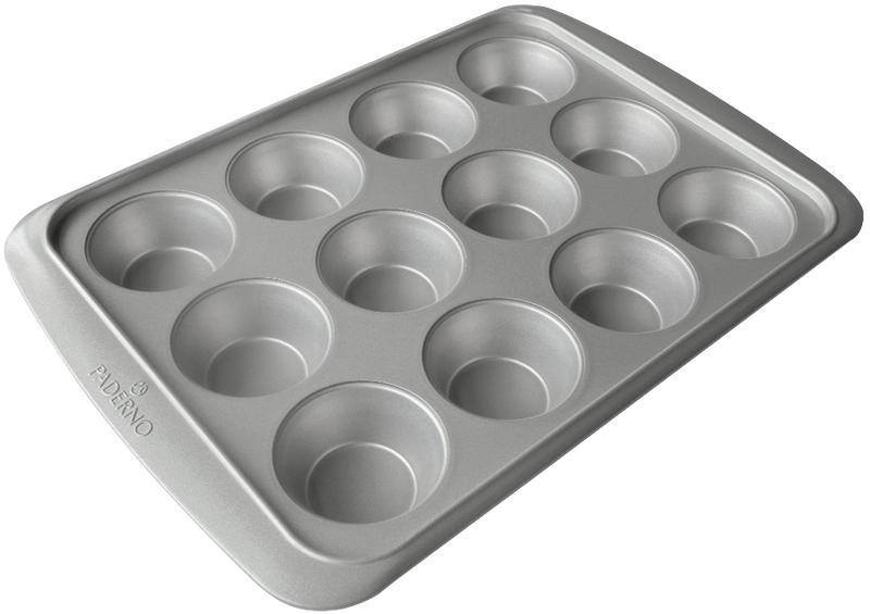 PADERNO Professional Non-Stick Muffin Tin, 12-Cup T6
