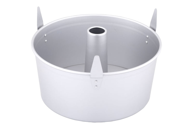 Paderno Professional Uncoated Aluminum Angel Food Cake Pan, Silver Y1