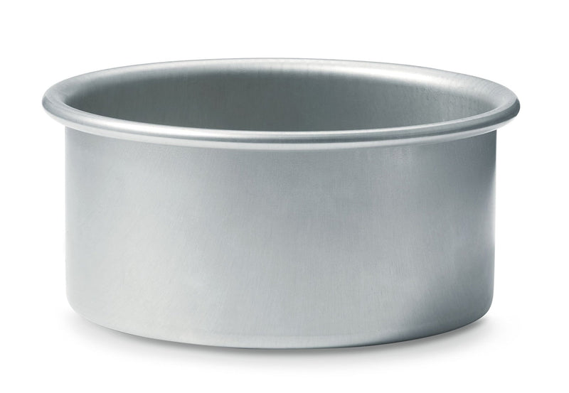 PADERNO Professional Uncoated Aluminum Round Cake Pan, 6-in P5