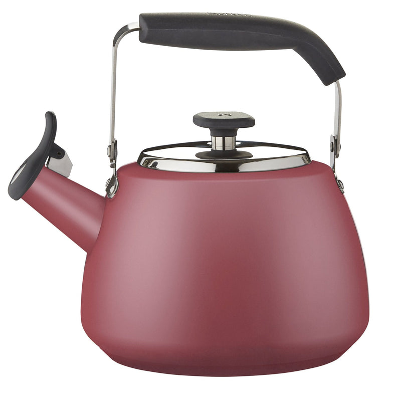 PADERNO Stainless Steel Stovetop Kettle, 1.9-L, Red W2