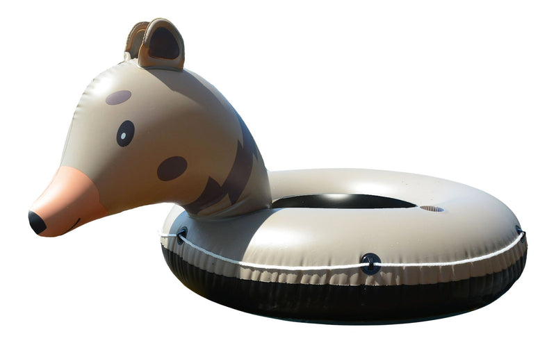 Pathfinder Inflatable Bear River/Lake Tube, 1-Person, Brown L4