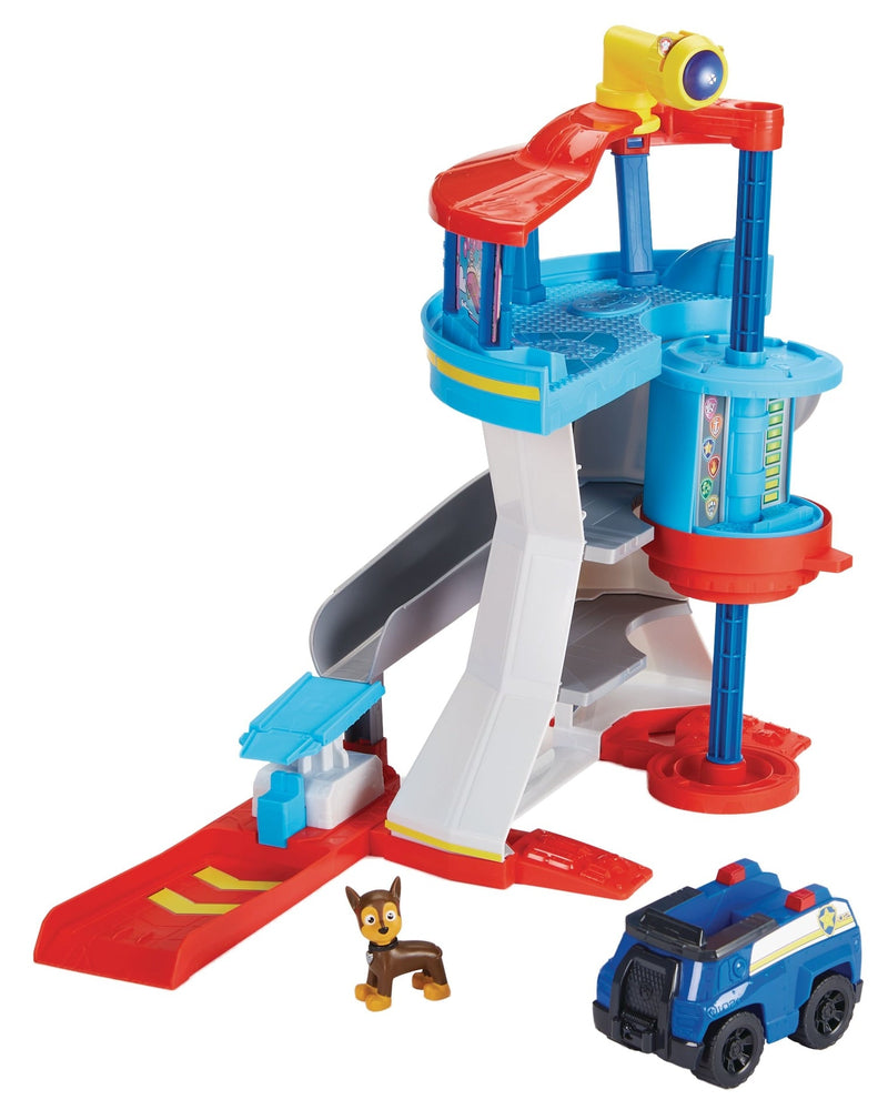PAW Patrol Lookout Tower Playset with Toy Car Launcher, Ages 3+ H9