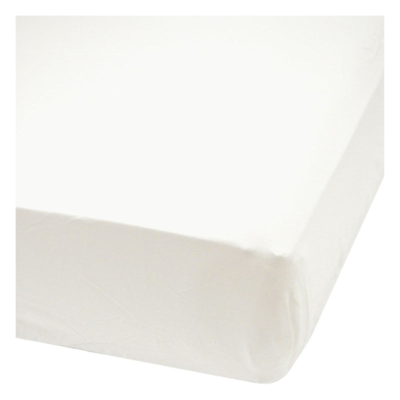 Perlimpinpin Bamboo Baby Crib Fitted Sheets, Ivory K4