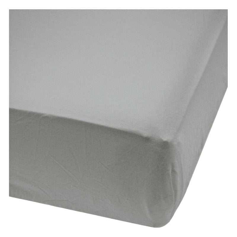 Perlimpinpin Bamboo Baby Crib Fitted Sheets, Pebble H5
