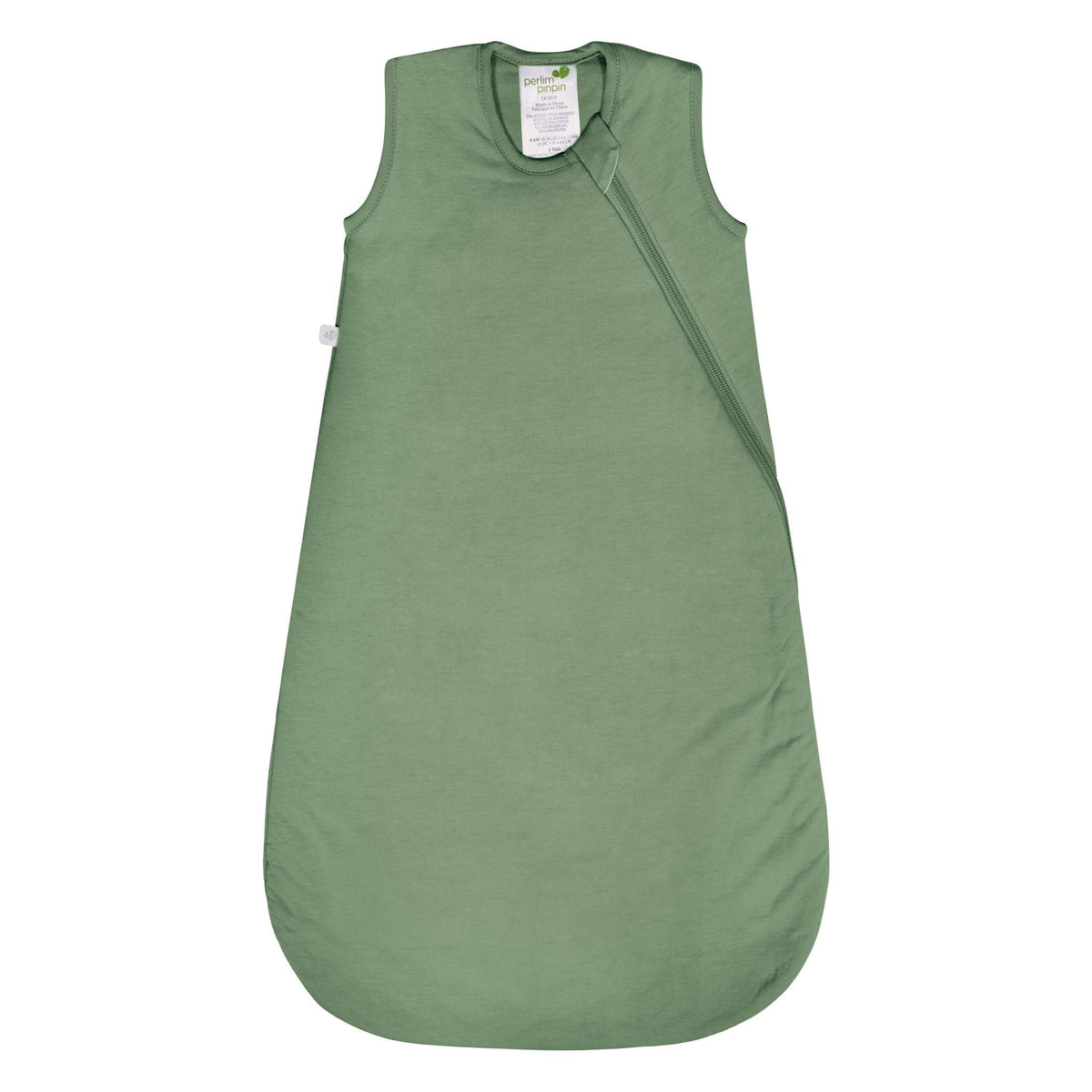 Perlimpinpin Bamboo Baby Sleep Bag, Hunter Green, 6-18 months
