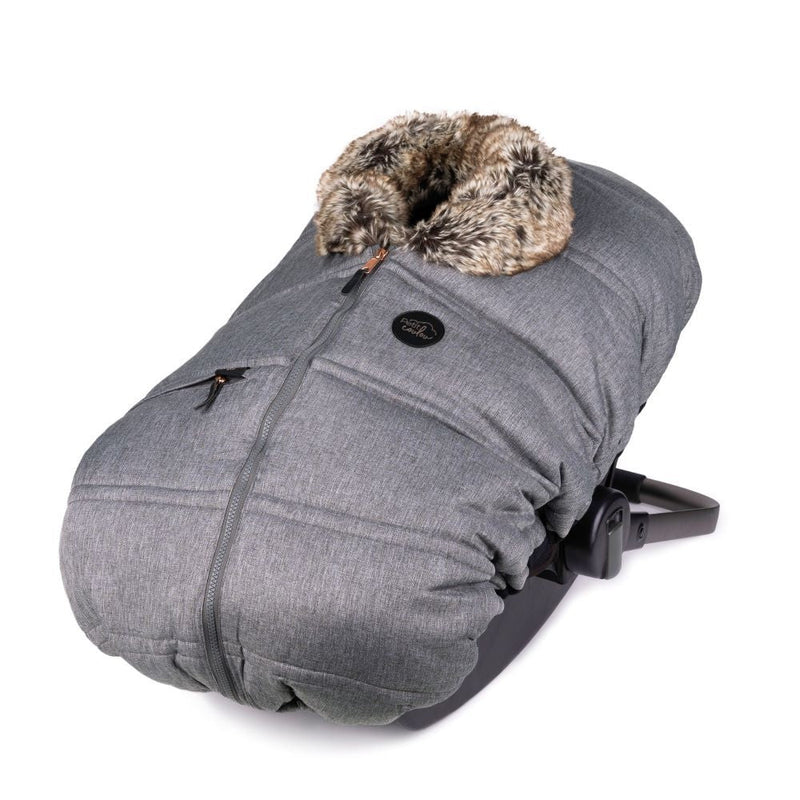 Petit Coulou 3 Seasons Baby Car Seat Cover, Classic Collection, Graphite I7