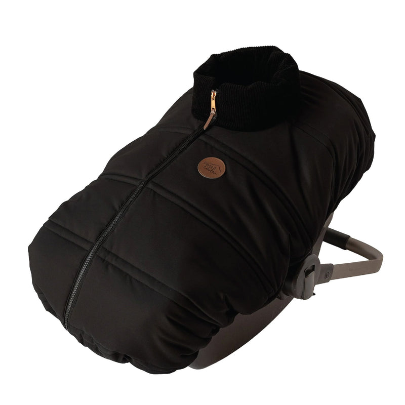 Petit Coulou Lightweight Baby Car Seat Cover, Mid Season (-5°C to 15°C), Black L2