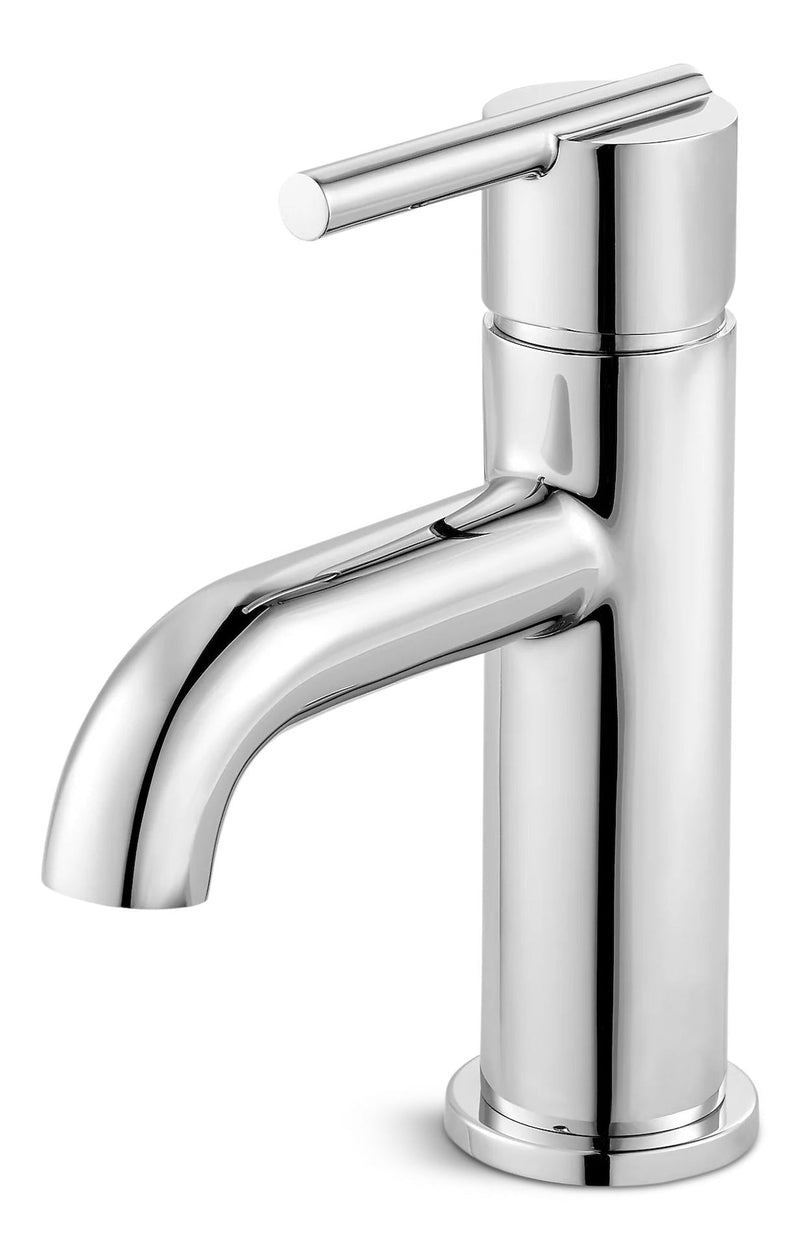 Pfister Fullerton Single Handle Single Hole 4-in Centreset Bathroom Sink Faucet, Push & Seal Drain, Chrome C5