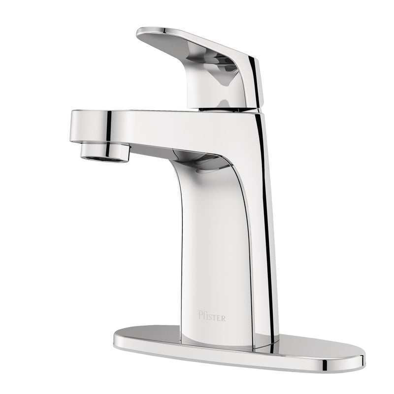 Pfister Matlock Single Control Bathroom Sink Faucet, Chrome W4