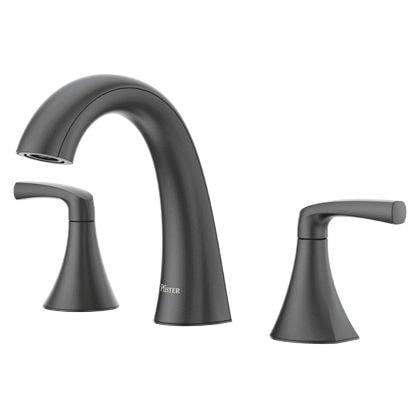 Pfister Rancho 8-in Widespread Bath Faucet, Matte Black