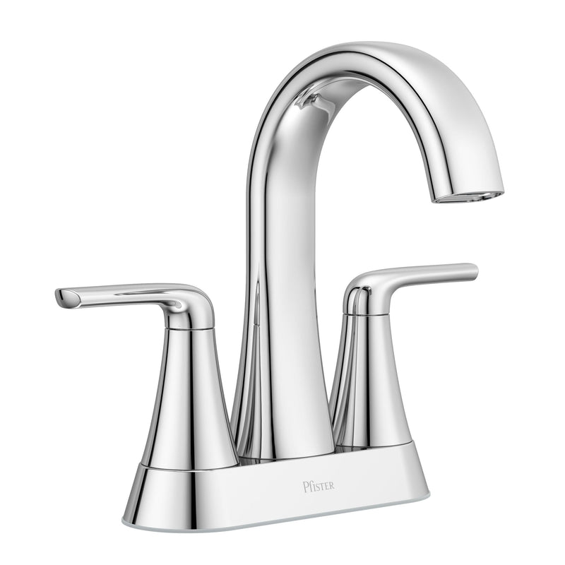 Pfister Raya 4-in Chrome Centerset Bathroom Sink Faucet S5