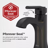Pfister Vaneri Single Control Bath Faucet, Matte Black