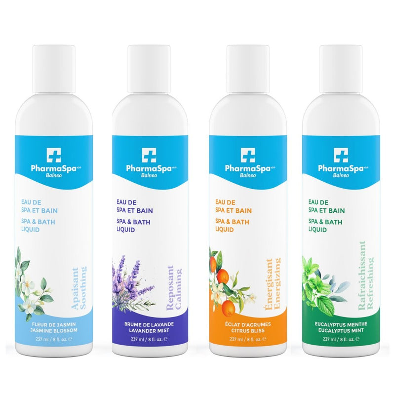 PharmaSpa Liquid Hot Tub, Spa, and Bath Fragrance, 237 mL, Assorted I3