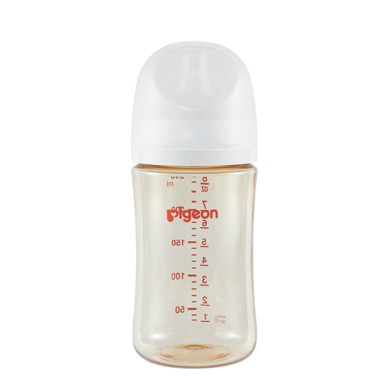 Pigeon PPSU Bottle with Silicone Nipple (M), 8-oz, 3 Months U3