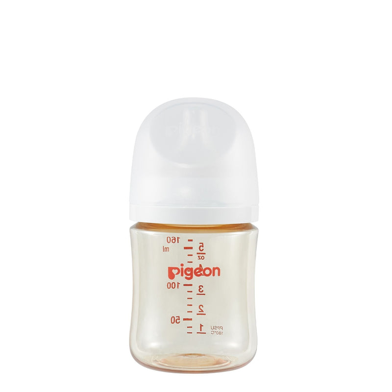 Pigeon PPSU Bottle with Silicone Nipple (SS), 5-oz, 0 Months+ A6