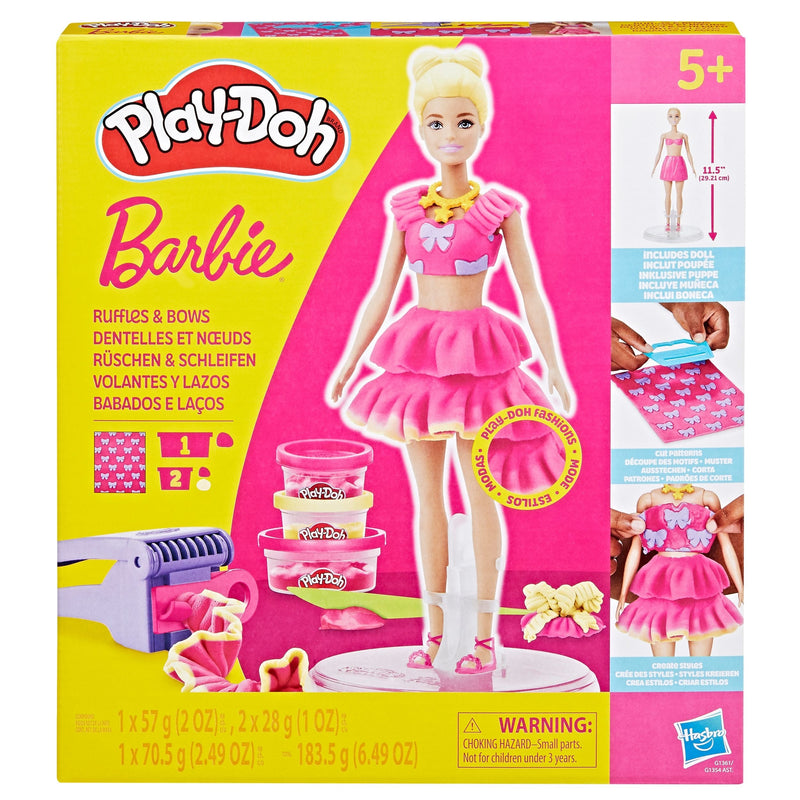 Play-Doh Barbie Dolls with Pre-Made Pattern Sheets O2