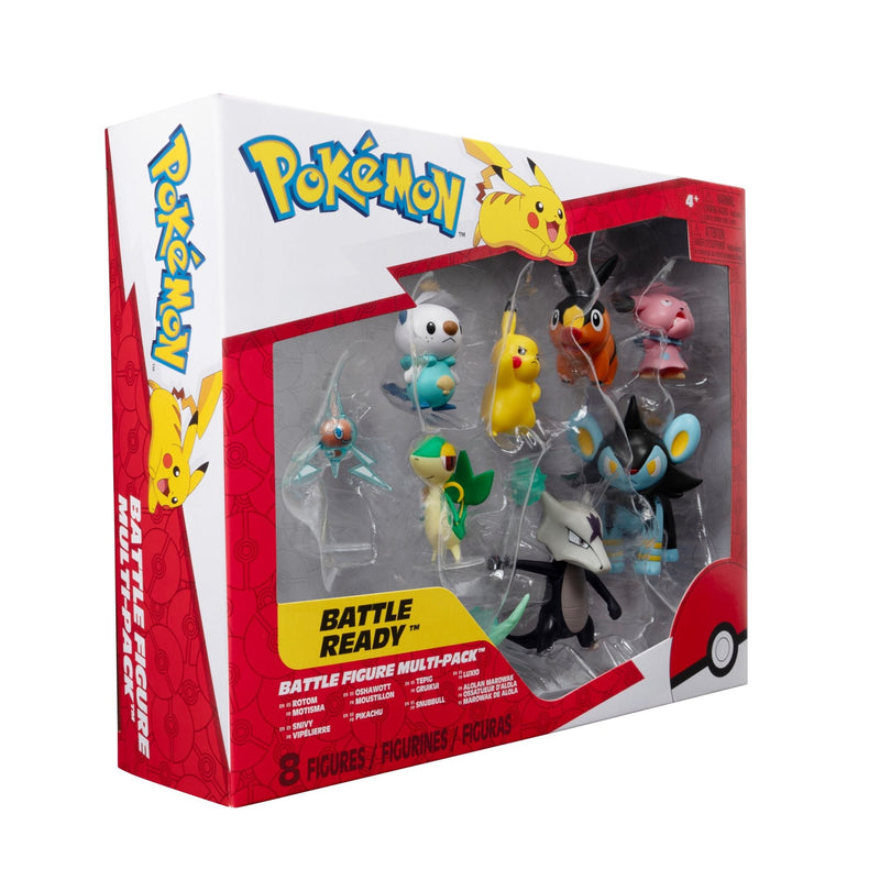 Pokémon Battle Ready Battle Figure Multi-Pack, 8 Figures J6