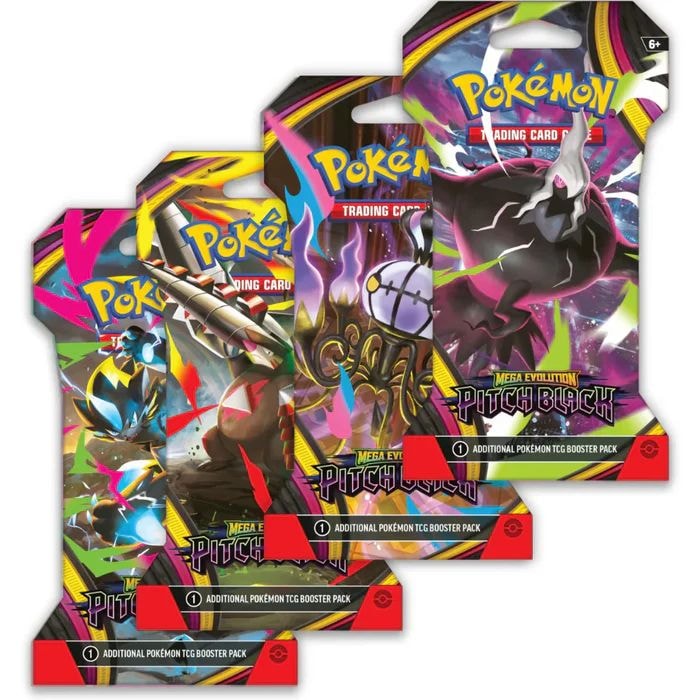 Pokémon TCG: Mega Evolution Sleeved Booster, Assorted Packs K3