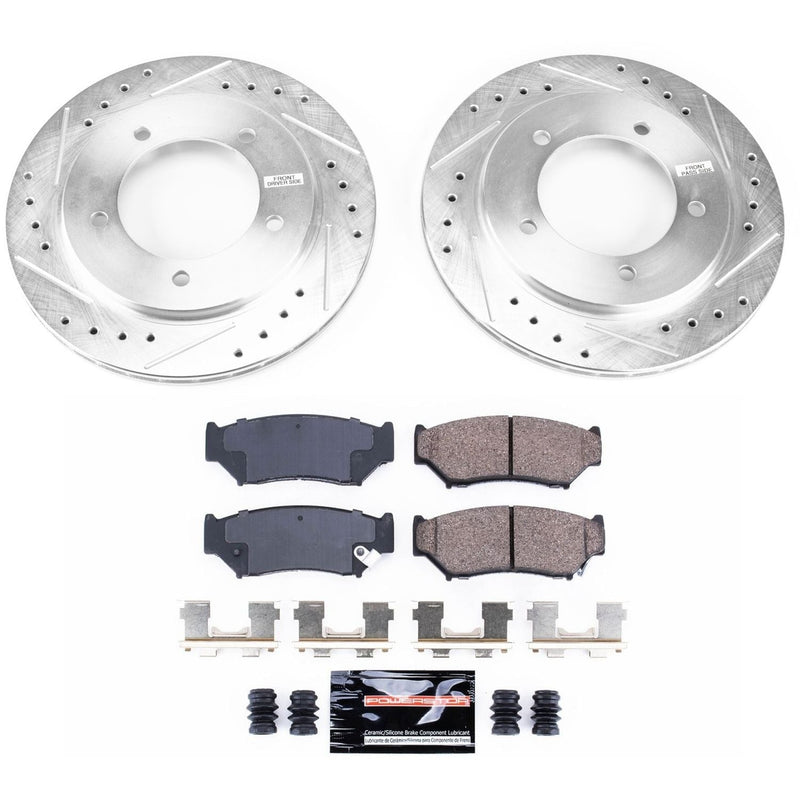 Power Stop Z23 Evolution Sport Performance Brake Kit - Front (Part# K5000 - K16000) E8