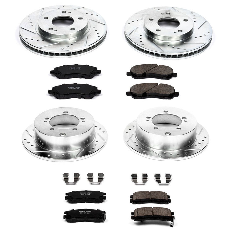 Power Stop Z23 Evolution Sport Performance Brake Kit - Front & Rear (Part# K0-K5999) P2