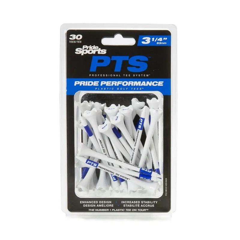 Pride Performance Plastic Golf Tee, 3-1/4-in, 30-pk, White Y2