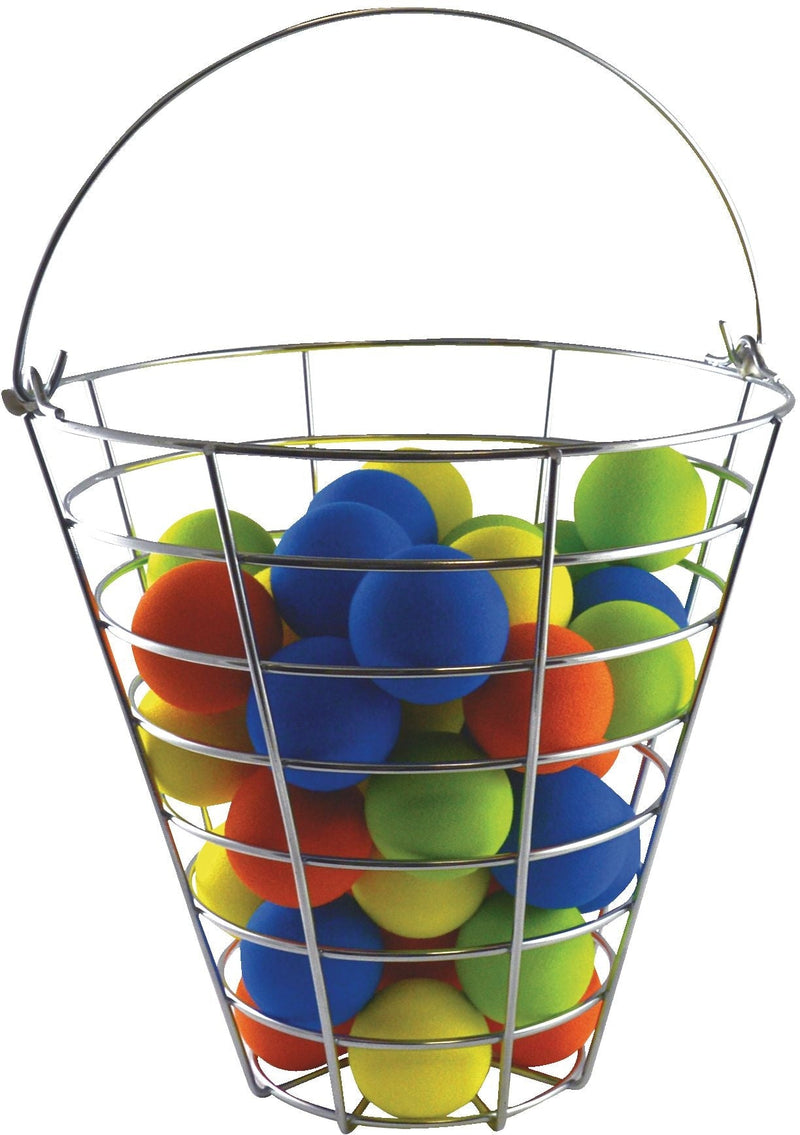 PrideSports Foam Practice Golf Balls with Range Bucket, 42-pk, Assorted Colours O0