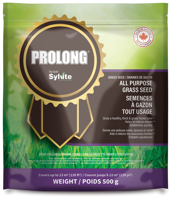 Prolong All Purpose Grass Seed, Covers 139 sq. ft., 500-g V7