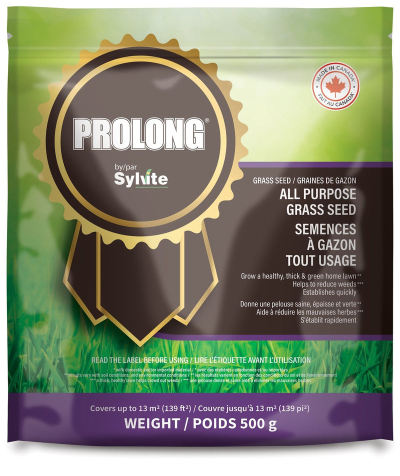 Prolong All Purpose Grass Seed, Covers 139 sq. ft., 500-g V7