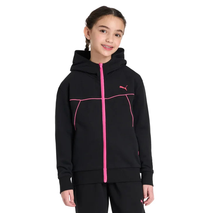 Puma Girls and Boys Fleece Full Zip Hoodie D7