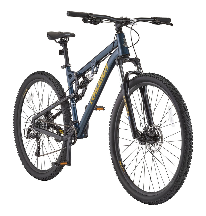 Raleigh Attack Dual-Suspension Mountain Bike, 29-in Wheel, Black W0