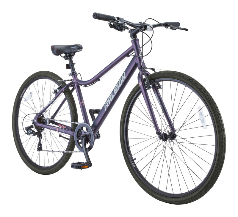 Raleigh Entourage City Bike, Aluminum Frame, 700C, Purple D0