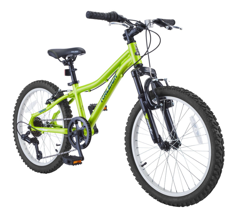 Raleigh GOAT Youth Bike with V-brakes, 20-in, Green F1