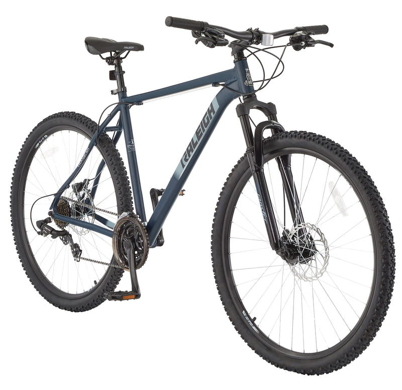 Raleigh Rockwood XL Hardtail Mountain Bike, 29-in Wheel, Blue T4