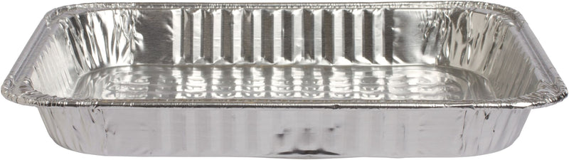 Rectangle Foil Reusable Half Size Steam Baking Pan, Silver, 12-in, for Baking/Cooking/Steaming G6