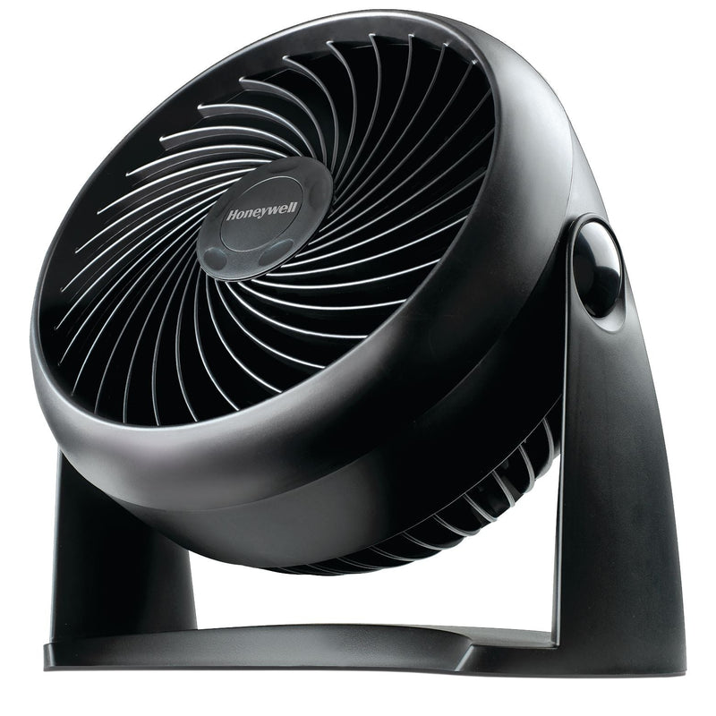 Honeywell TurboForce Tilt-Head Portable Air Circulator Table/Desk Fan, 3-Speed, Black, 7-in S3