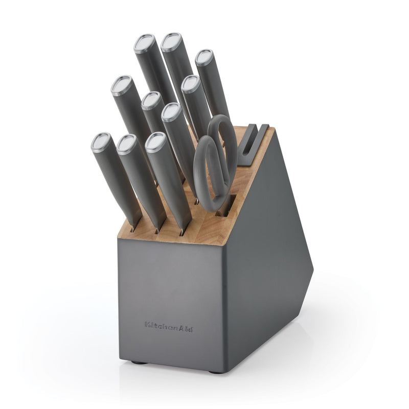 KITCHENAID 12PC CHARCOAL GRAY SELF-SHARPENING SET V0