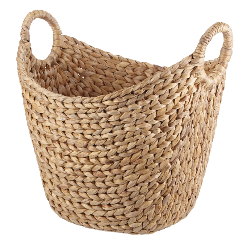 CANVAS Tess Curved Hand Woven Storage Basket, 16 x 12 x 15-in Z9
