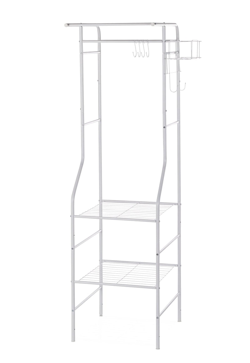 type A Linear Side Laundry Organization System, White E1