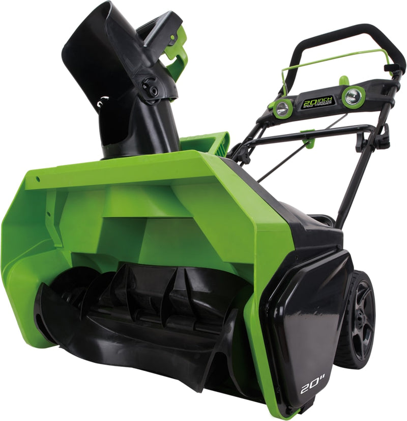 Greenworks 40V Electric Snow Thrower, 20-in, Tool Only F9