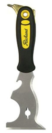 Richard 12-in-1 Multi-Purpose Carbon Steel Paint Scraper/Putty Knife Tool with Screw Bit M5