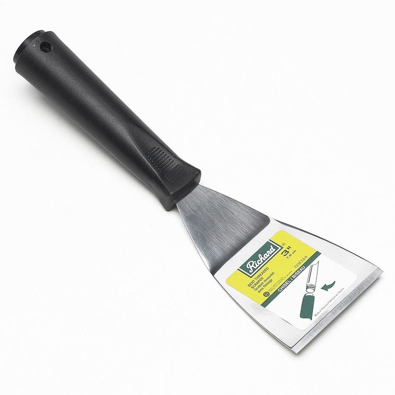 Richard Bent Chisel Scraper with Threaded Handle For Extension Pole, Stainless Steel, 3-in T0